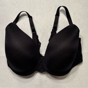Bali Black Full Coverage Bra with Molded Cups